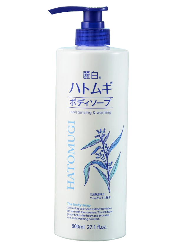 KUMANO -Sữa tắm dưỡng ẩm trắng da HATOMUGI 800ml